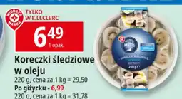 E.Leclerc Koreczki śledziowe oferta