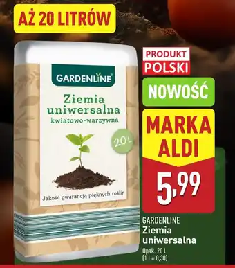 ALDI Ziemia uniwersalna Gardenline oferta