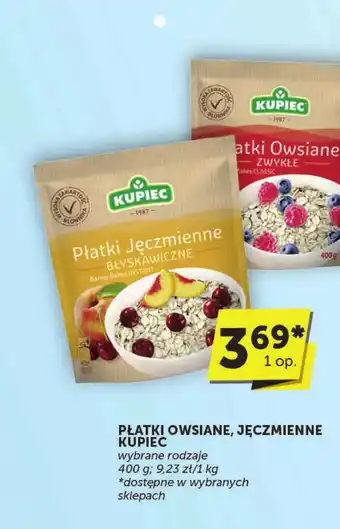 Euro Sklep Płatki owsiane Kupiec oferta