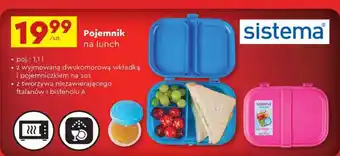 Biedronka Pojemnik na lunch 1.1 l Sistema oferta