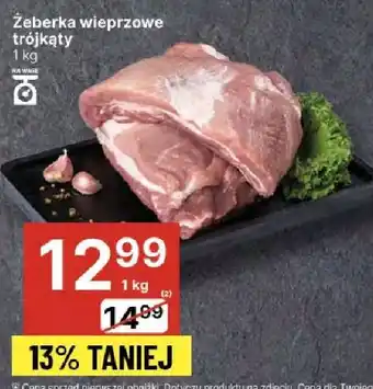 Delikatesy Centrum Żeberka wieprzowe trójkąty oferta