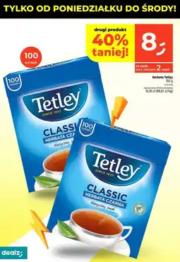 Dealz Herbata czarna Tetley classic oferta