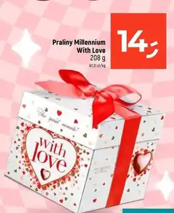 Dealz Czekoladki w pudełku z kokardką Millennium with love oferta