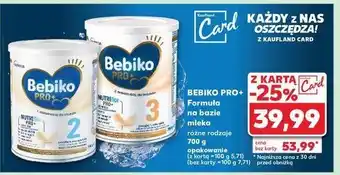 Kaufland Mleko 2 Bebiko pro+ oferta