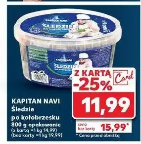 Kaufland Śledzie po kołobrzesku Kapitan navi oferta