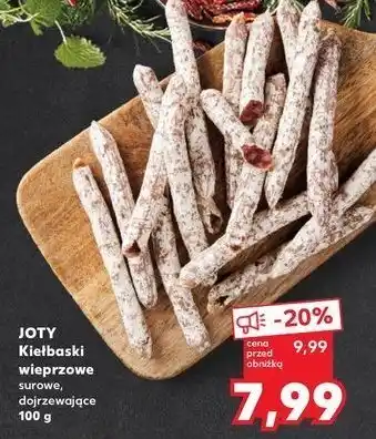 Kaufland Kiełbaski wieprzowe surowe Joty oferta