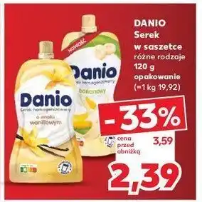 Kaufland Serek wanilia saszetka Danone danio oferta