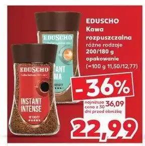 Kaufland Kawa Eduscho cafe instant intense oferta