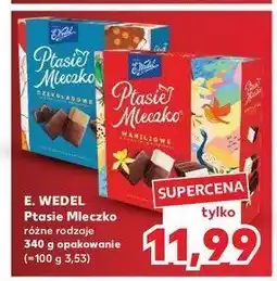 Kaufland Czekoladki waniliowe E. wedel ptasie mleczko oferta