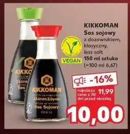 Kaufland Sos sojowy less salt Kikkoman oferta