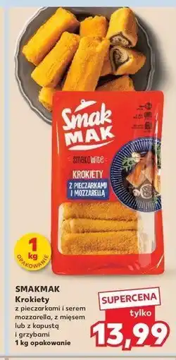 Kaufland Krokiety z pieczarkami i serem mozzarella Smak mak oferta