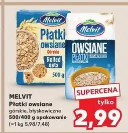 Kaufland Płatki owsiane górskie Melvit oferta