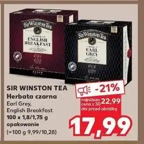 Kaufland Herbata earl grey Sir winston tea oferta