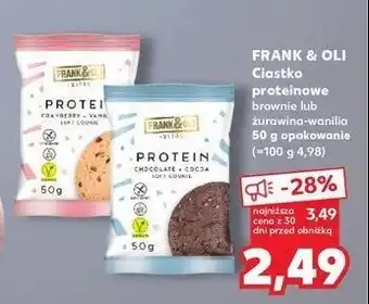 Kaufland Ciastko proteinowe brownie Frank&oli oferta