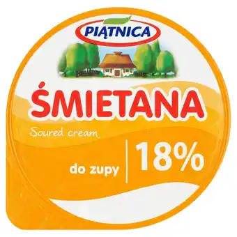 Euro Sklep Piątnica Śmietana 18 % 200 g oferta