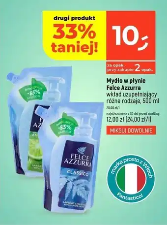 Dealz Mydło w płynie antybakteryjne mięta i limonka Felce Azzurra oferta