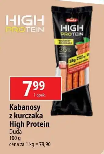 E.Leclerc Kabanosy z kurczaka Silesia Duda High Protein oferta