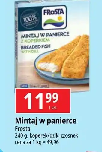 E.Leclerc Mintaj w panierce z koperkiem Frosta oferta