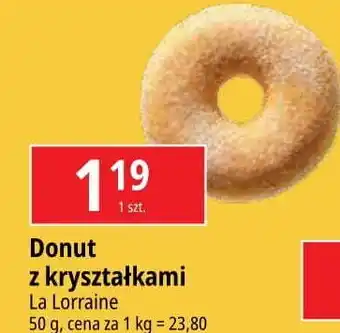 E.Leclerc Donut z kryształkami cukru La Lorraine oferta