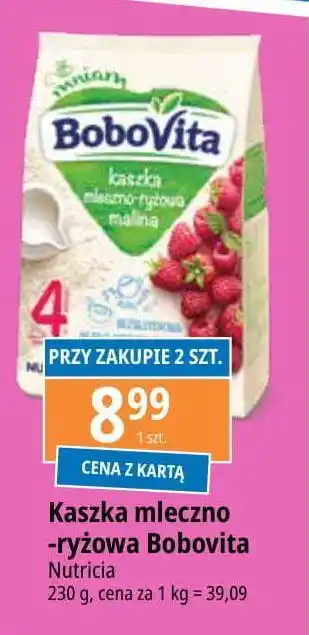 E.Leclerc Kaszka mleczno-ryżowa malina Bobovita oferta