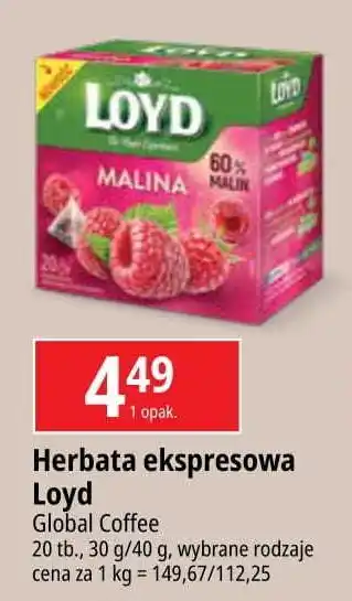 E.Leclerc Herbata malinowa Loyd Tea The Magic Experience oferta