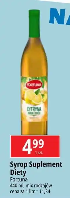 E.Leclerc Syrop cytryna imbir i miód Fortuna oferta