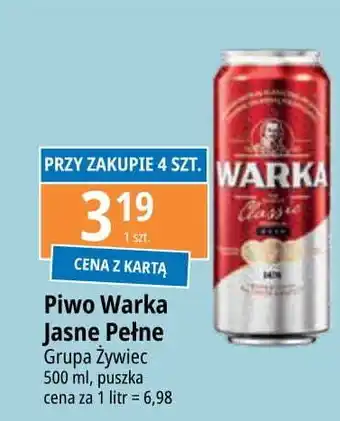 E.Leclerc Piwo Warka oferta