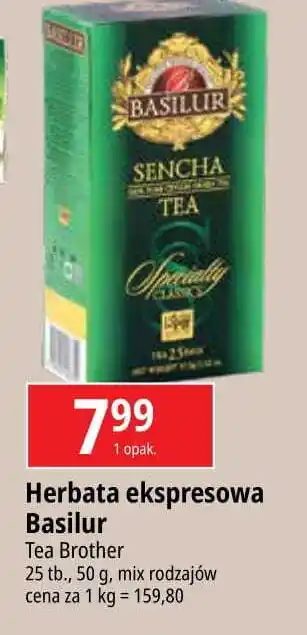 E.Leclerc Herbata sencha green Basilur oferta