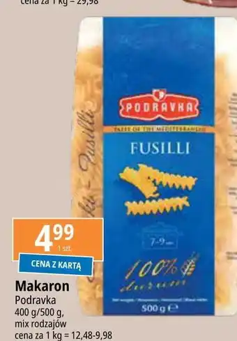 E.Leclerc Makaron fusili Podravka oferta