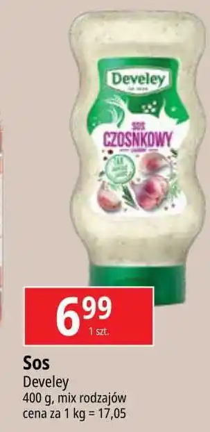 E.Leclerc Sos czosnkowy Develey oferta