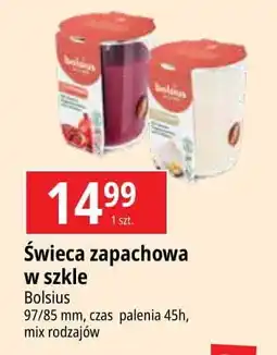 E.Leclerc Świeca zapachowa w szkle 97/85 mm Bolsius oferta