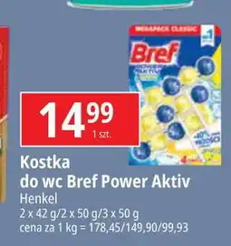 E.Leclerc Kostka do wc 4 function lemon Bref Power Aktiv oferta