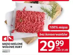 Selgros Mięso mielone wołowe hurt oferta