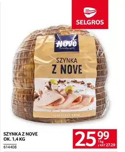 Selgros Szynka z nove oferta