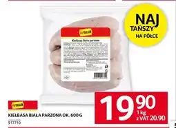 Selgros Kiełbasa biała parzona oferta