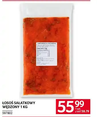 Selgros Łosoś sałatkowy wędzony oferta