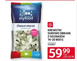 Selgros Krewetki surowe obrane z ogonkiem 16-20 oferta