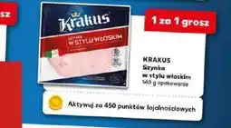 Kaufland Szynka w stylu włoskim Krakus Animex oferta