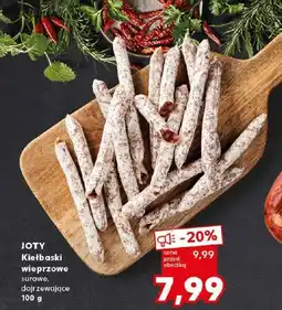 Kaufland Kiełbaski wieprzowe dojrzewające Joty oferta