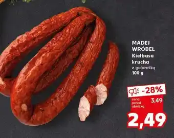 Kaufland Kiełbasa krucha z galaretką Madej & Wróbel oferta