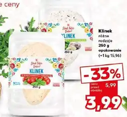 Kaufland Klinek ze szpinakiem i czosnkiem K-Classic Stąd Takie Dobre! oferta