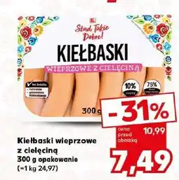 Kaufland Kiełbaski wieprzowe z cielęciną K-Classic Stąd Takie Dobre! oferta