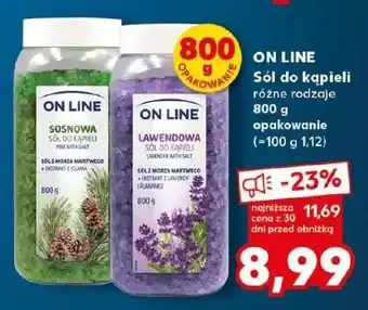 Kaufland Sól do kąpieli lawenda On Line oferta