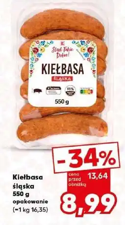 Kaufland Kiełbasa śląska K-Classic Stąd Takie Dobre! oferta