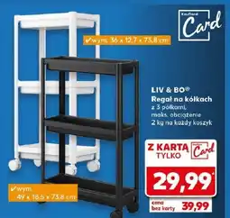 Kaufland Regał łazienkowy na kółkach Liv & Bo oferta