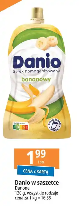 E.Leclerc Serek bananowy saszetka Danone Danio oferta