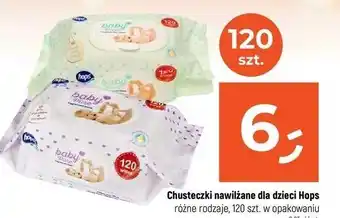 Dealz Chusteczki nawilżane różowe Hops Baby Pure oferta