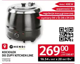 Selgros Kociołek do zupy kitchen line oferta