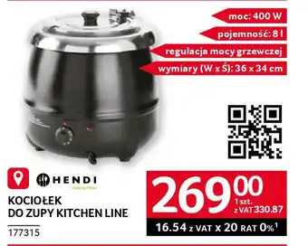 Selgros Kociołek do zupy kitchen line oferta