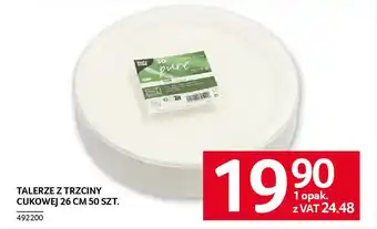 Selgros Talerze z trzciny cukrowej oferta